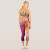 Zirkus-Seide Capri Leggings (Rückseite)