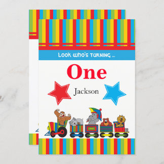 Zirkus-Spaß-Kinder00. Geburtstag Einladung