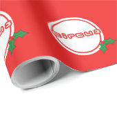 Zirkus-Stechpalmen-lustiges Packpapier (Rolleneckpunkt)