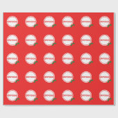 Zirkus-Stechpalmen-lustiges Packpapier (Flach)