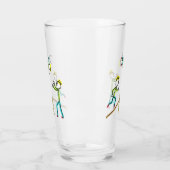 Zirkus-Stockmännchen-Akabaten Glas (Links)