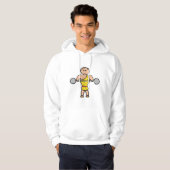 Zirkus-Strongman Hoodie (Vorne ganz)