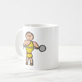 Zirkus-Strongman Kaffeetasse (Vorderseite Links)