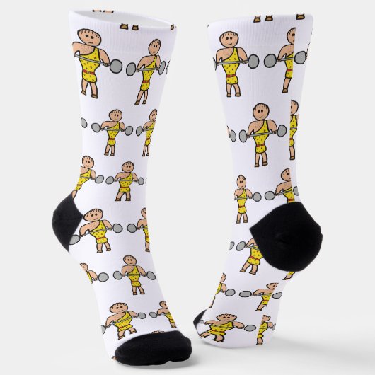 Zirkus-Strongman Socken (Gewinkelt)