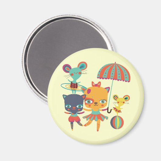 Zirkus-Süssen Magnet (Vorderseite/Rückseite)