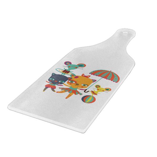 Zirkus-Süssen Schneidebrett (Ecke)