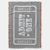 Zirkus-Theater-Film-Karte lassen ein zu Decke (Vorderseite Vertikal)