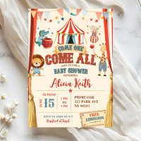 Zirkus Thema Komm Alle Baby Shower