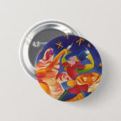 Zirkus-Tiger Button (Vorne & Hinten)