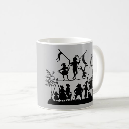 Zirkus-Truppe Kaffeetasse (VorderseiteRechts)