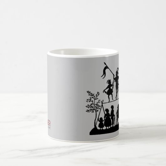 Zirkus-Truppe Kaffeetasse (Mittel)