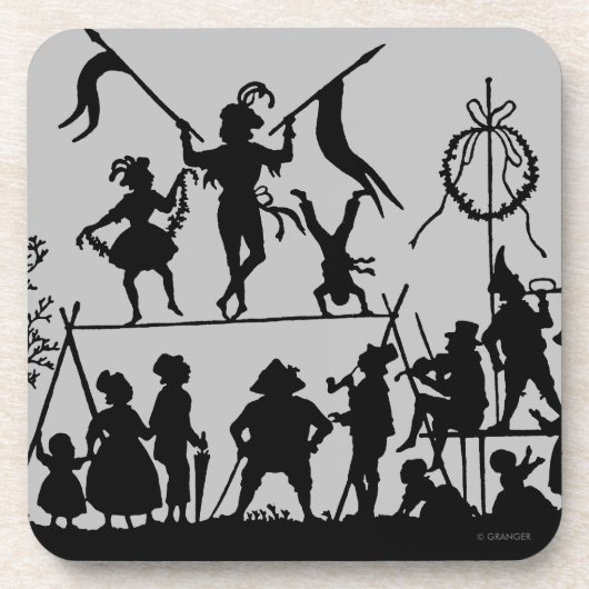 Zirkus-Truppe Untersetzer (Vorderseite)