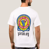 Zirkus-Typ (mit Logo) T-Shirt (Rückseite)