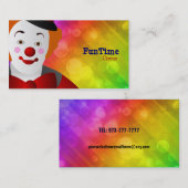 Zirkus-Visitenkarten Visitenkarte (Vorne/Hinten)
