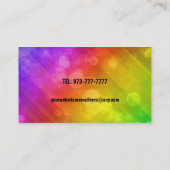 Zirkus-Visitenkarten Visitenkarte (Rückseite)