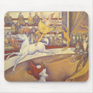 Zirkus von Georges Seurat, Vintage Pointillismus A Mousepad