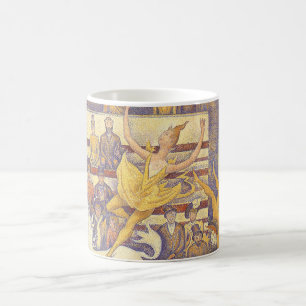 Zirkus von Georges Seurat, Vintage Pointillismus K Kaffeetasse
