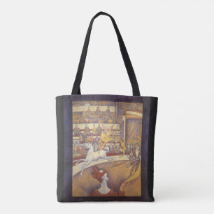 Zirkus von Georges Seurat, Vintage-Pointillismus-K Tasche