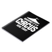 Zirkus-warnendes Notizblock (Linke Seite)