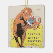 Zirkus-Winterquartier Keramikornament (Links)