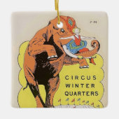 Zirkus-Winterquartier Keramikornament (Vorderseite)