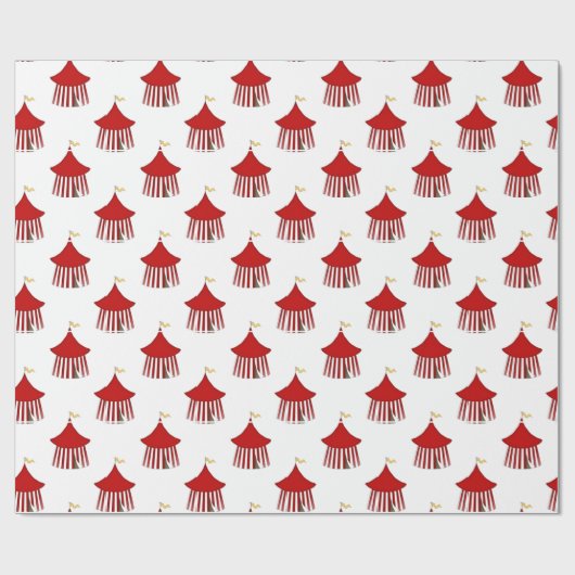 Zirkus-Zelt 2 Geschenkpapier (Flach)