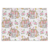 Zirkus-Zelt-Baby-Elefant Große Geschenktüte (Vorderseite)