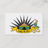 Zirkus Zent Clown, Kinder Entertainer, Clown Visitenkarte (Vorderseite)