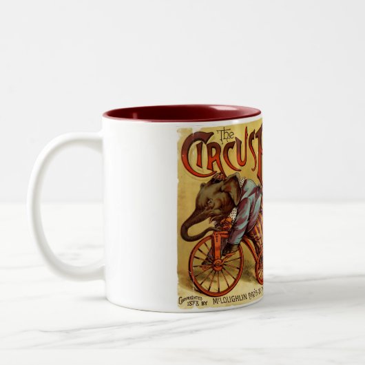Zirkus Zweifarbige Tasse (Links)
