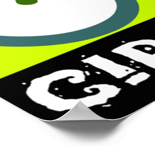 Zirkusaffe Poster (Ecke)