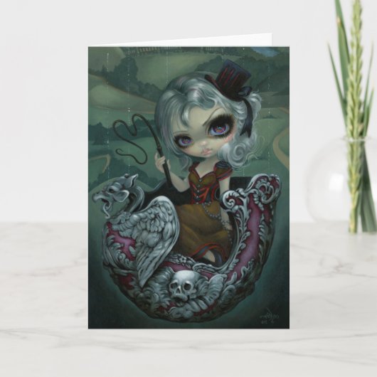 "Zirkuschariot-" Gruß-Karte Karte (Vorderseite)