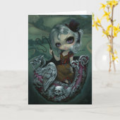 "Zirkuschariot-" Gruß-Karte Karte (Gelbe Blume)