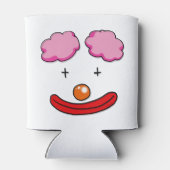 Zirkusclown-Cartoon Dosenkühler (Rückseite)