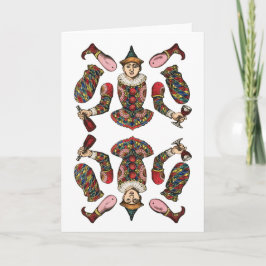 Zirkusclown-Klingelpuppe Karte