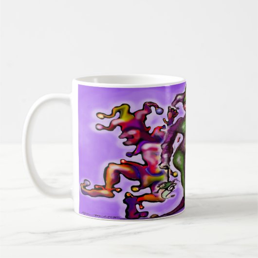 Zirkusclowns Kaffeetasse (Links)