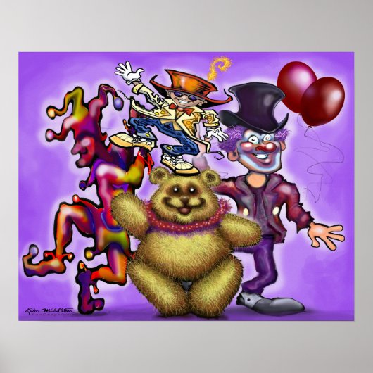 Zirkusclowns Poster (Vorne)