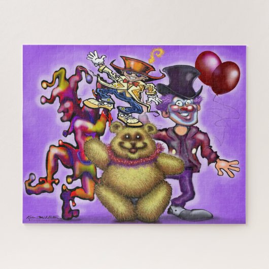 Zirkusclowns Puzzle (Horizontal)