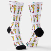 Zirkusclowns Socken (Gewinkelt)