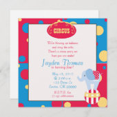 Zirkuscopy, Wir blasen Ballons ... Einladung (Vorne/Hinten)