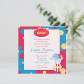 Zirkuscopy, Wir blasen Ballons ... Einladung (Stehend Vorderseite)