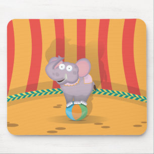 Zirkuselefant Mousepad