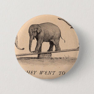 Zirkuselefanten Button