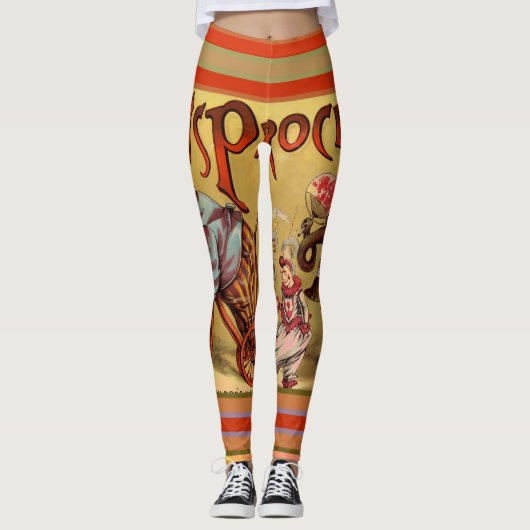 Zirkusfrauen Leggings (Vorderseite)