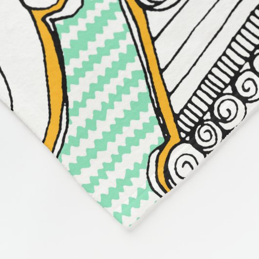 Zirkuskekse Fleecedecke (Ecke)