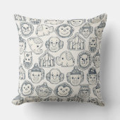 Zirkuskekse Kissen (Vorderseite)