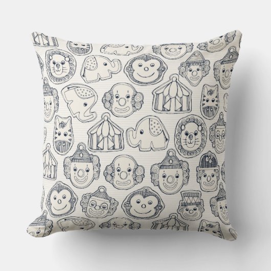 Zirkuskekse Kissen (Vorderseite)