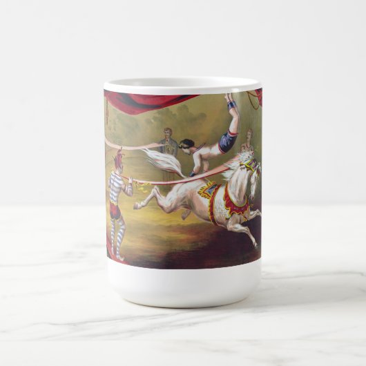 Zirkuskunst im Vintage-Stil Kaffeetasse (Mittel)