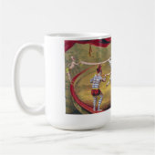 Zirkuskunst im Vintage-Stil Kaffeetasse (Links)