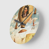 Zirkuskunst Runde Wanduhr (Winkel)