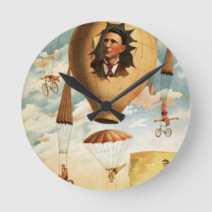 Zirkuskunst Runde Wanduhr